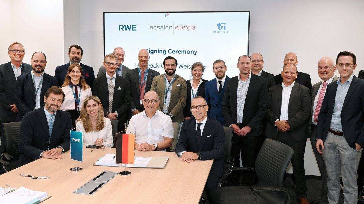 Ansaldo Energia News new contract in Germany